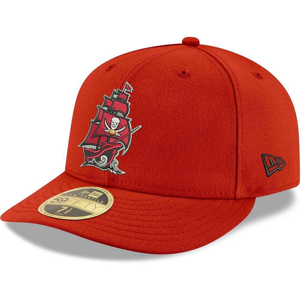 Red Tampa Bay Buccaneers Low Profile Fitted Hat M6620