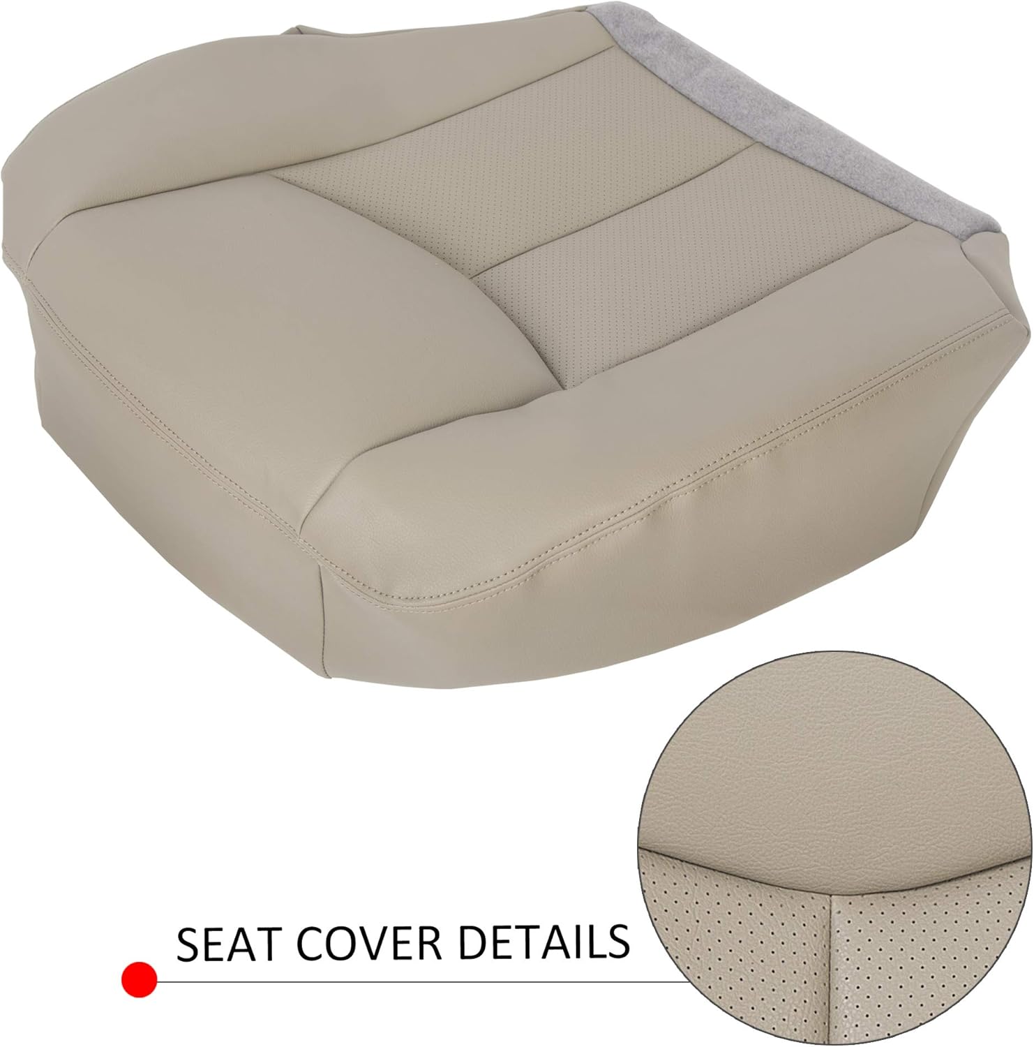 Tan Seat Cover Lower Cushion Pad Q490