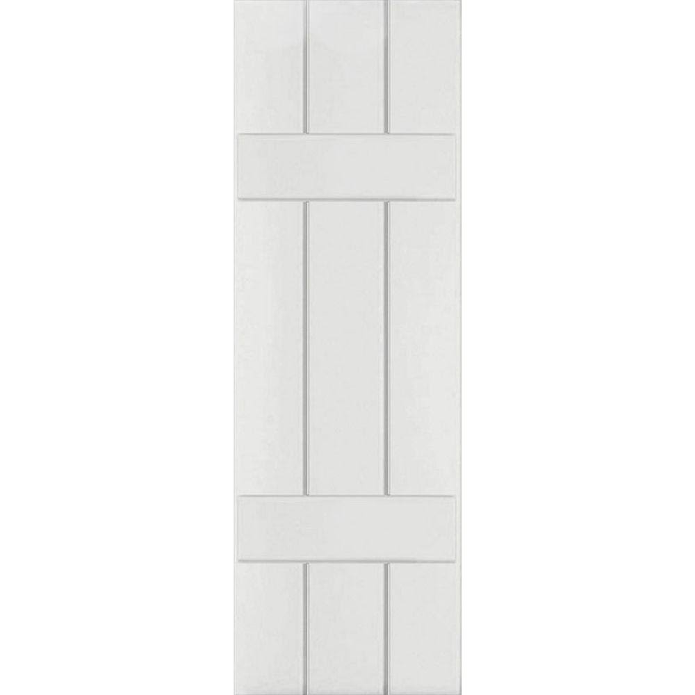 Primed Western Red Cedar Board and Batten Shutters Pair V251851