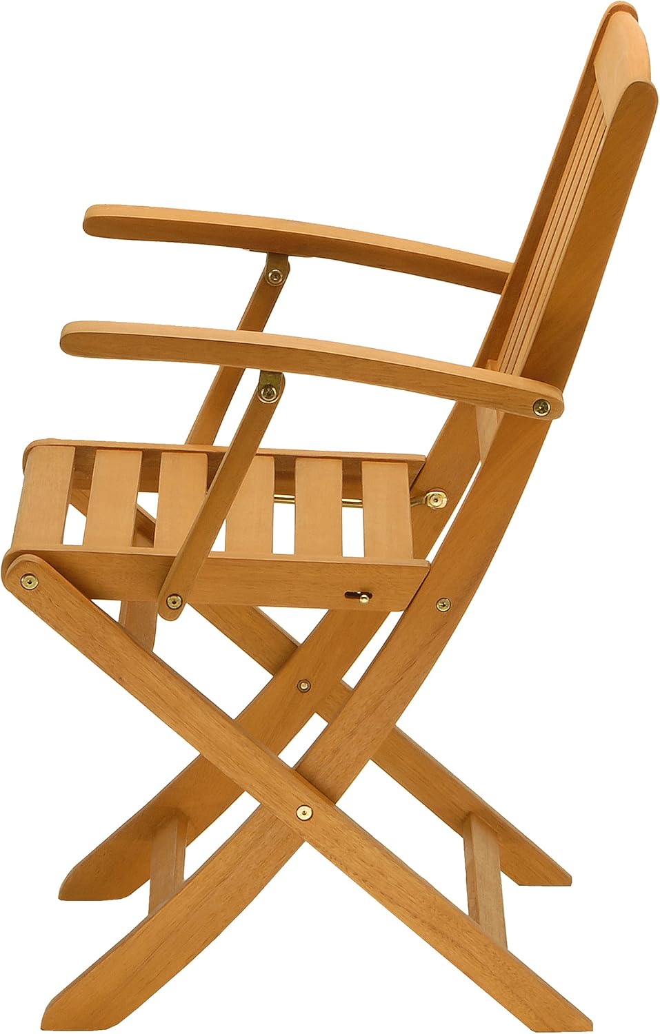 Eucalyptus Wood Folding Patio Armchair, Set of 2 K747991