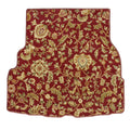 Red Oriental Car Mats with Rear Seat Down V4058