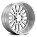 20x10 5x127 -25mm Brushed Clear Gloss Wheel F2334