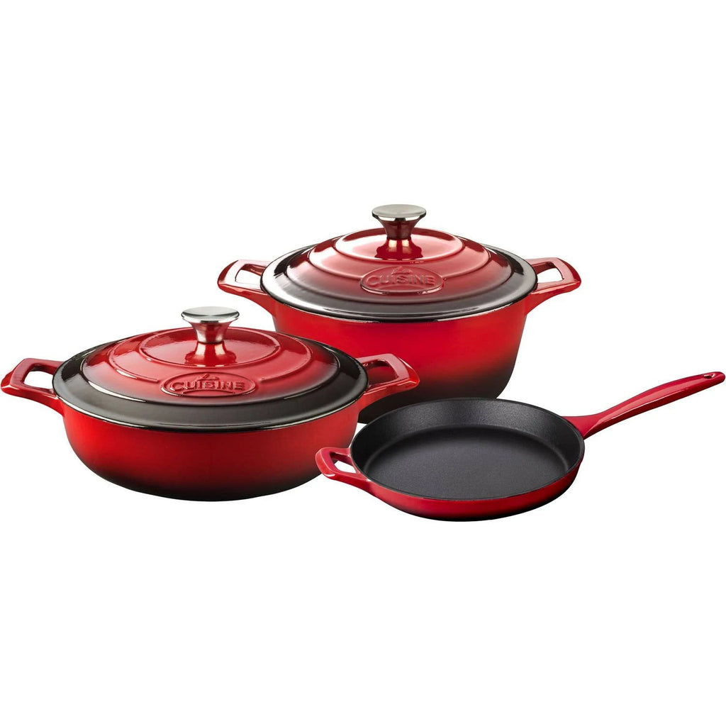 5-Piece Enameled Cast Iron Cookware Set Q291272
