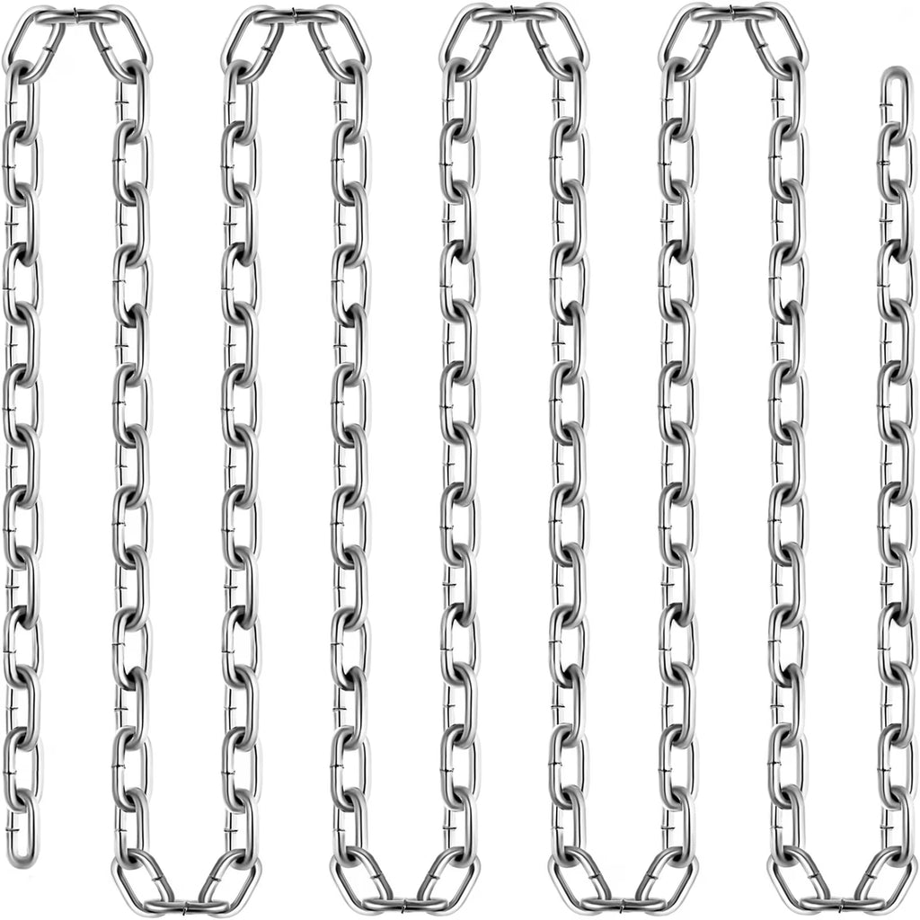 Zinc Plated Grade 30 Proof Coil Chain 0.25 Inch by 100Ft U584
