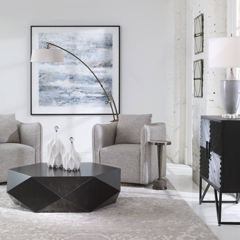 Bronze Arc Floor Lamp H4335