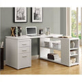 White L Shaped Computer Desk W798081