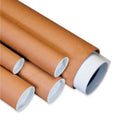 2 x 20 Kraft Mailing Tubes with Caps C335964