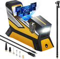 Tire Inflator Portable Air Compressor, 12V DC, 150PSI, LED Light, Pack of 2 U595