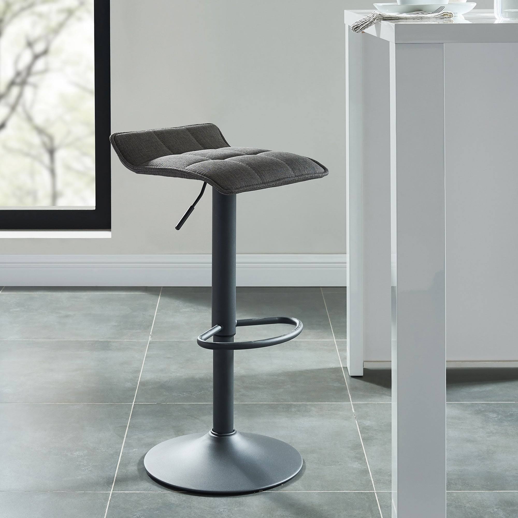 Grey Air Lift Stool, Set of 2 F567197