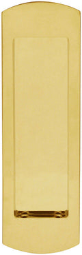 Polished Brass Passage Pocket Door Lock - Trim Only M939