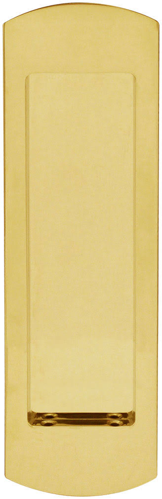 Polished Brass Passage Pocket Door Lock - Trim Only M939