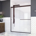 Bypass Frameless Shower Door Oil Rubbed Bronze F57440