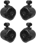 Black 6.5" 250w Marine Wakeboard Tower Speakers W755258