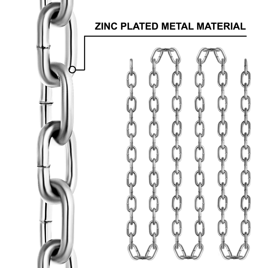 Zinc Plated Grade 30 Proof Coil Chain 0.25 Inch by 100Ft U584