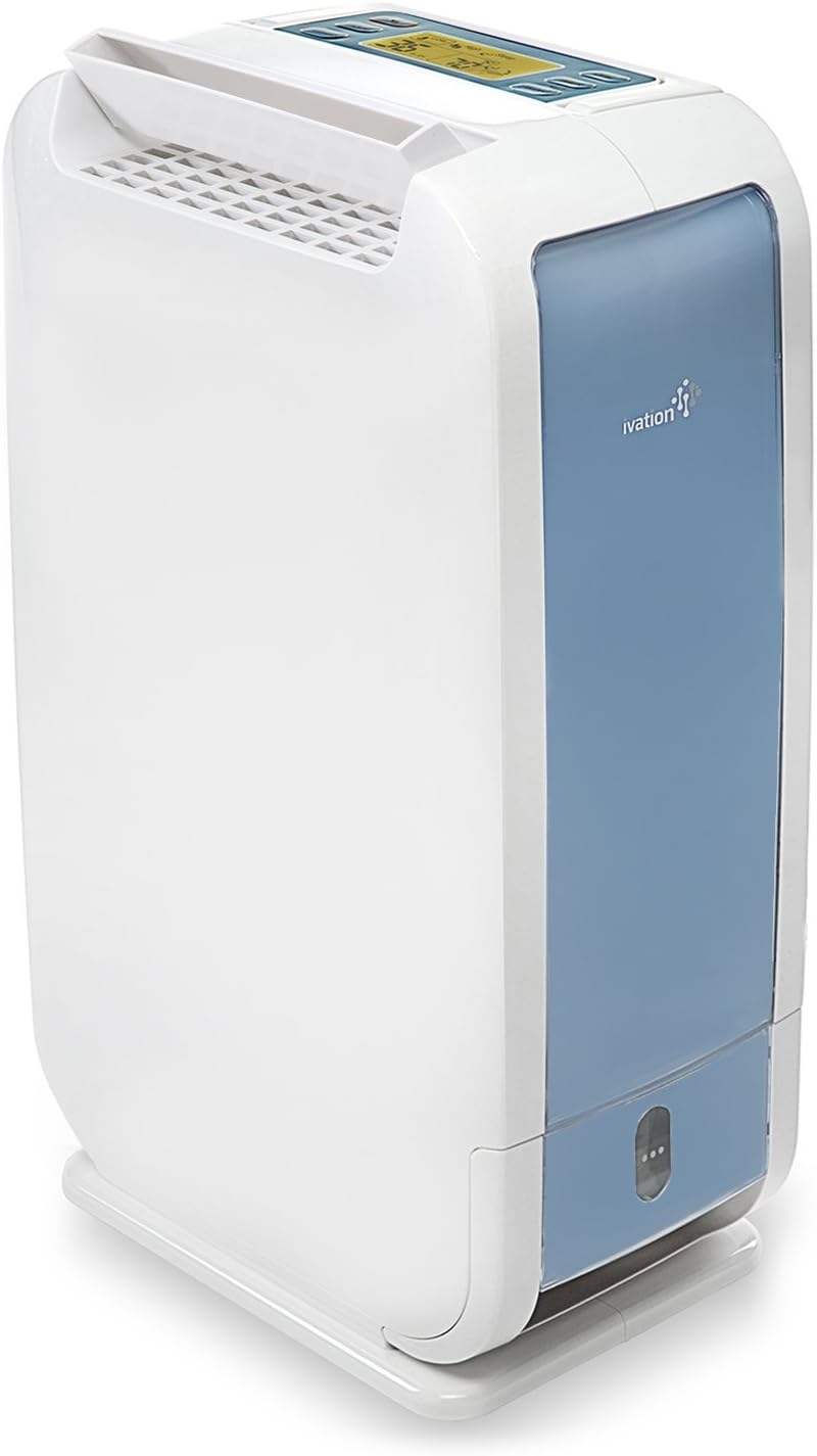13-Pint Desiccant Dehumidifier with Continuous Drain Hose, White S47771