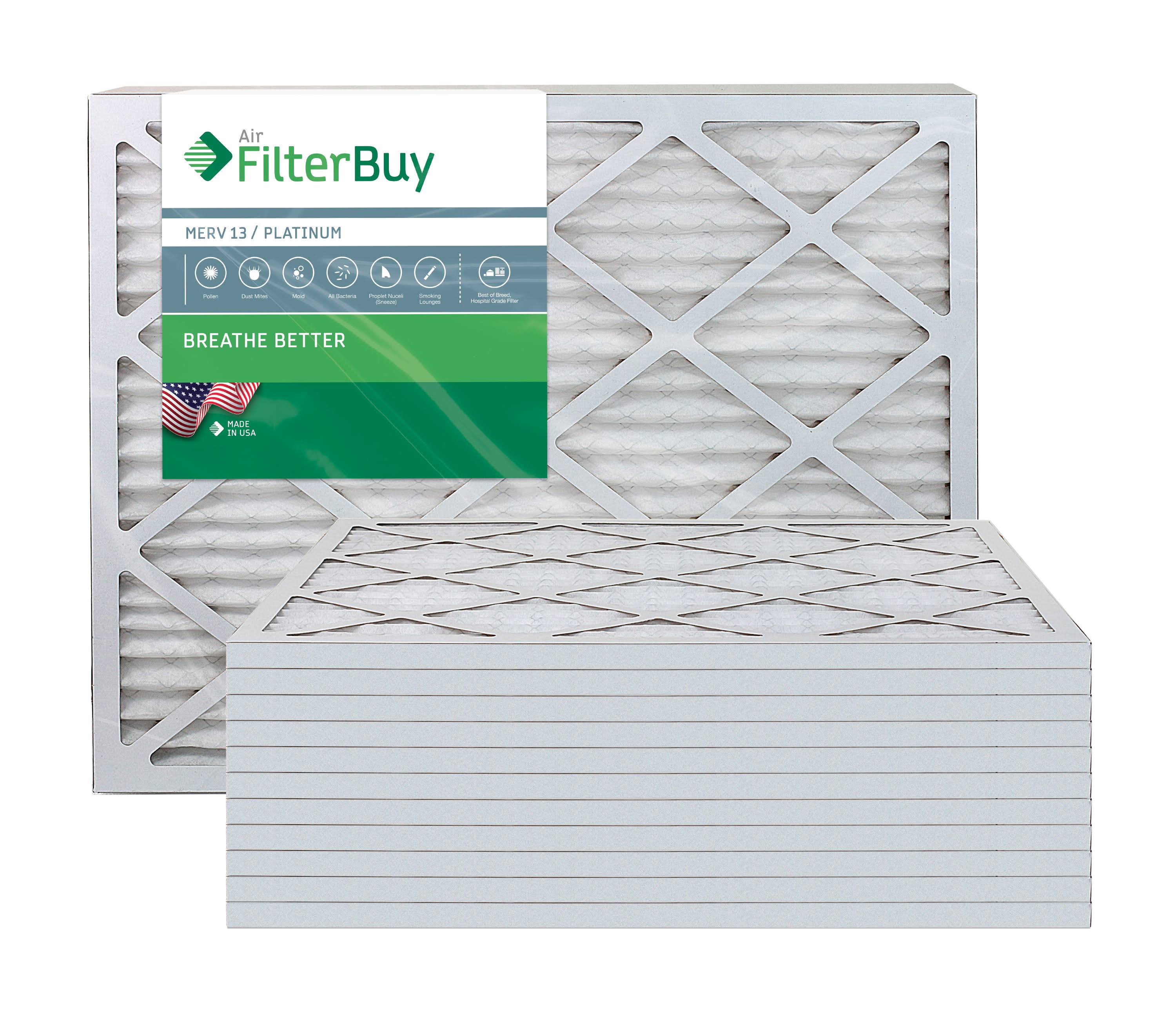 8x30x1 MERV 13 Pleated HVAC Air Filter (12-Pack) L439010