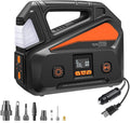 Car Tire Inflator Portable Air Compressor with Pressure Gauge, Pack of 2 Z51808