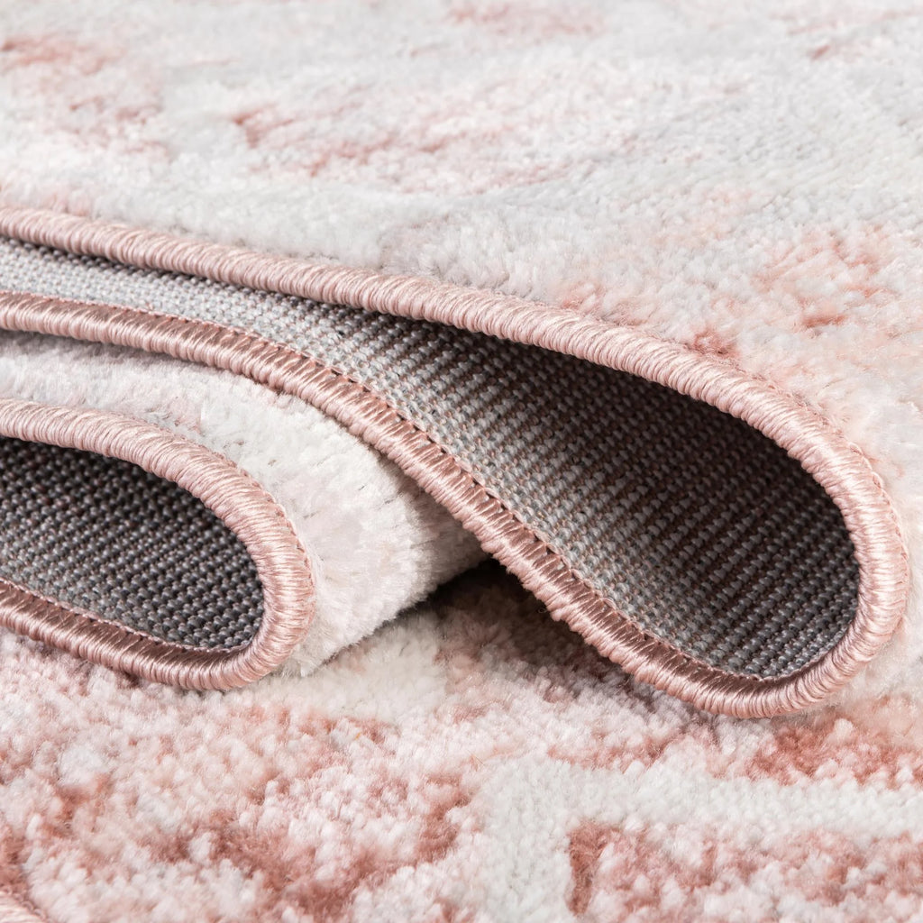 Oval Dusty Rose Low Rug P66678