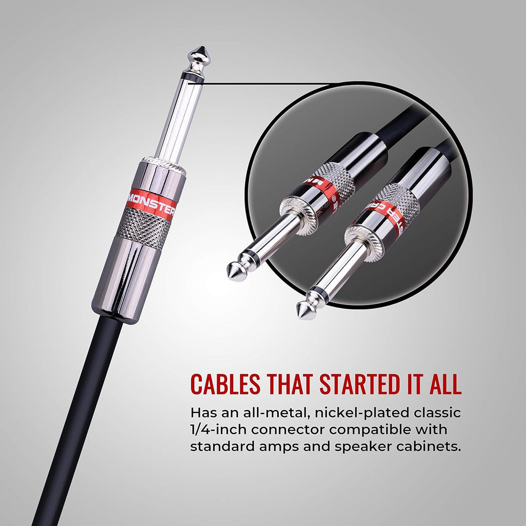 25 ft Straight 1/4 Speaker Cable Pack of 2 T9970