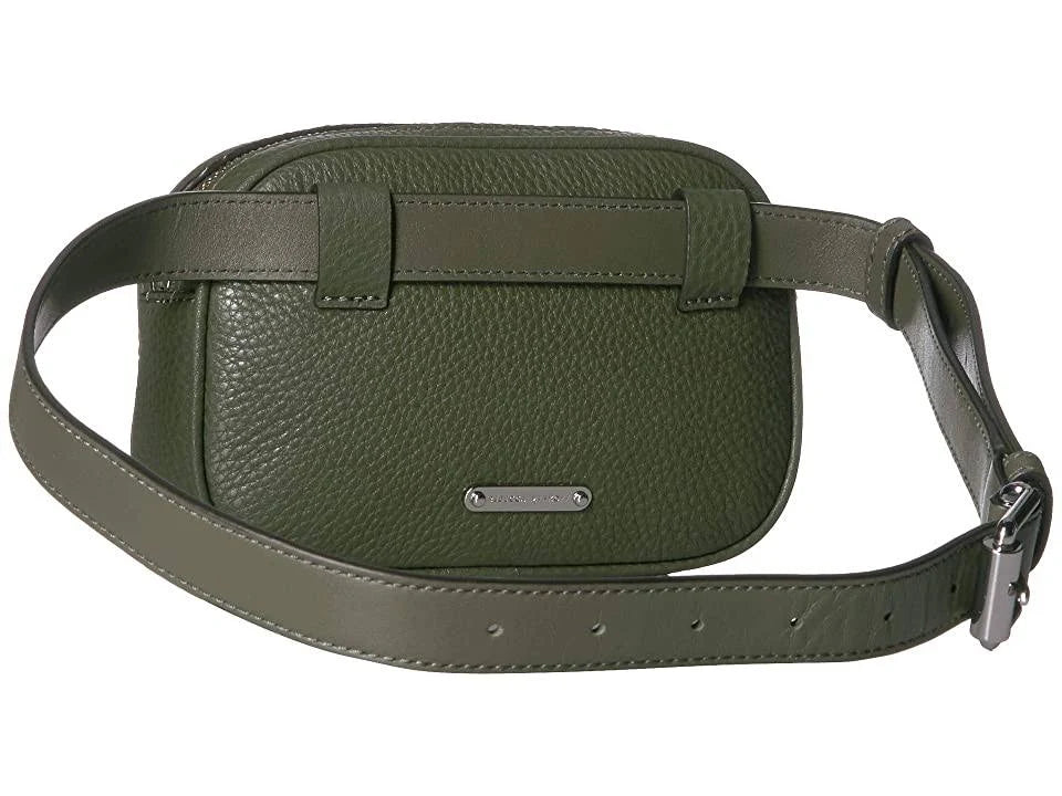 Green Leather Belt Bag Y874551