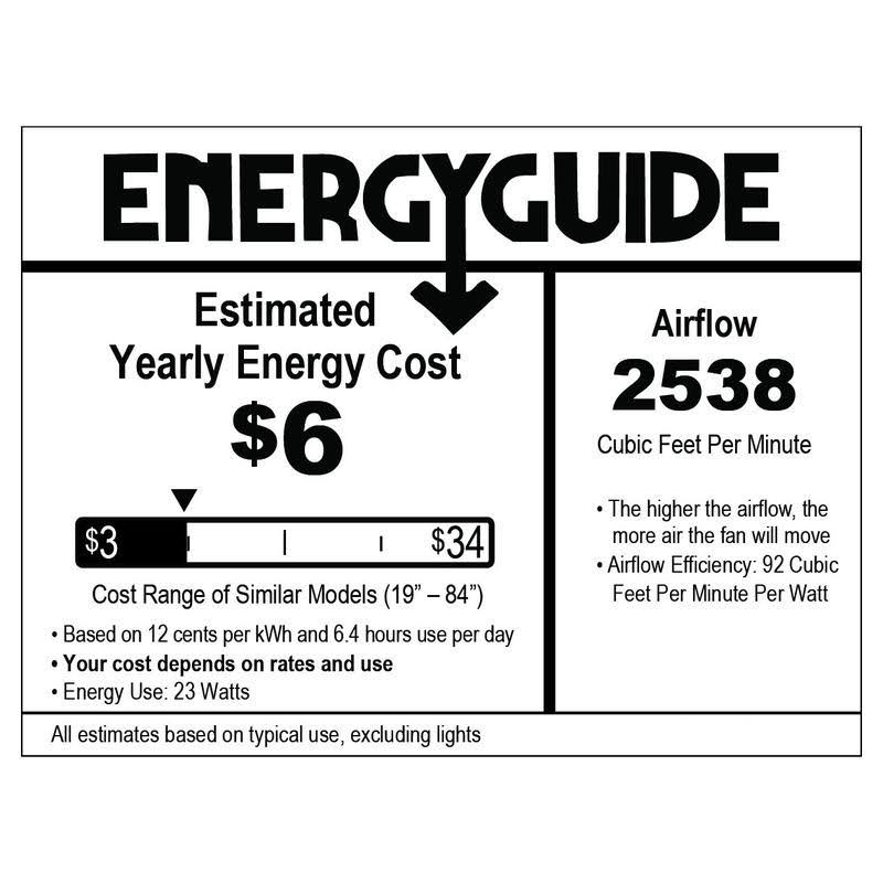 White Cirrus Flush Mount DC Ceiling Fan B40676