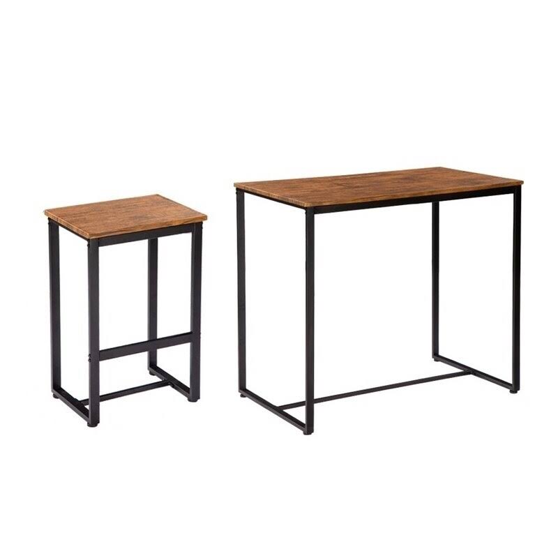 Walnut Finish 5-Piece Counter Height Pub Dining Set Z77938