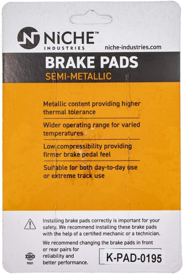 Semi-Metallic Brake Pad Set Front 4 Pack A521