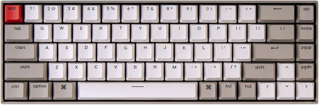 65% Compact 68 Keys Wireless Mechanical Keyboard with Keychron Red Switch B1958