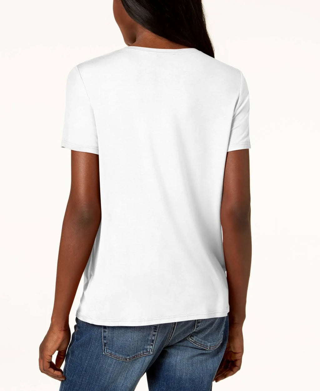 Black Crewneck Tee Q1856