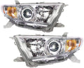 Headlight Assembly Pair Driver and Passenger Side Q222214