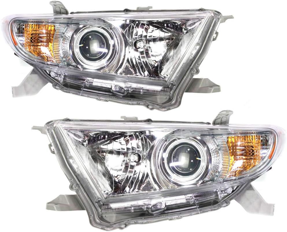 Headlight Assembly Pair Driver and Passenger Side Q222214