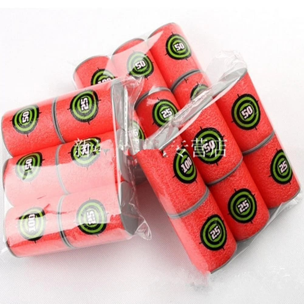 6Pcs Eva Soft Bullet Target Foam Dart Gun Toy P892