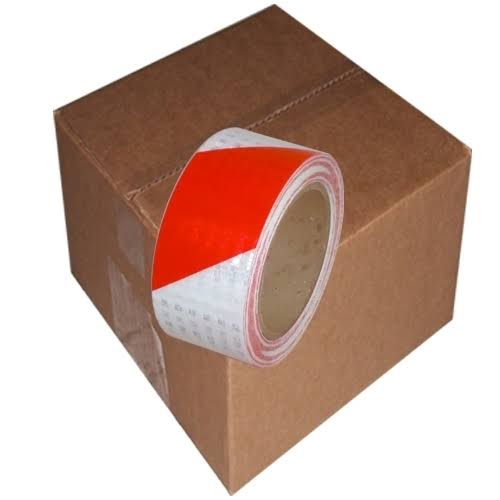 Red/White Reflective Tape 2x22 x 30 ft Roll (6 Roll/Case) D7005