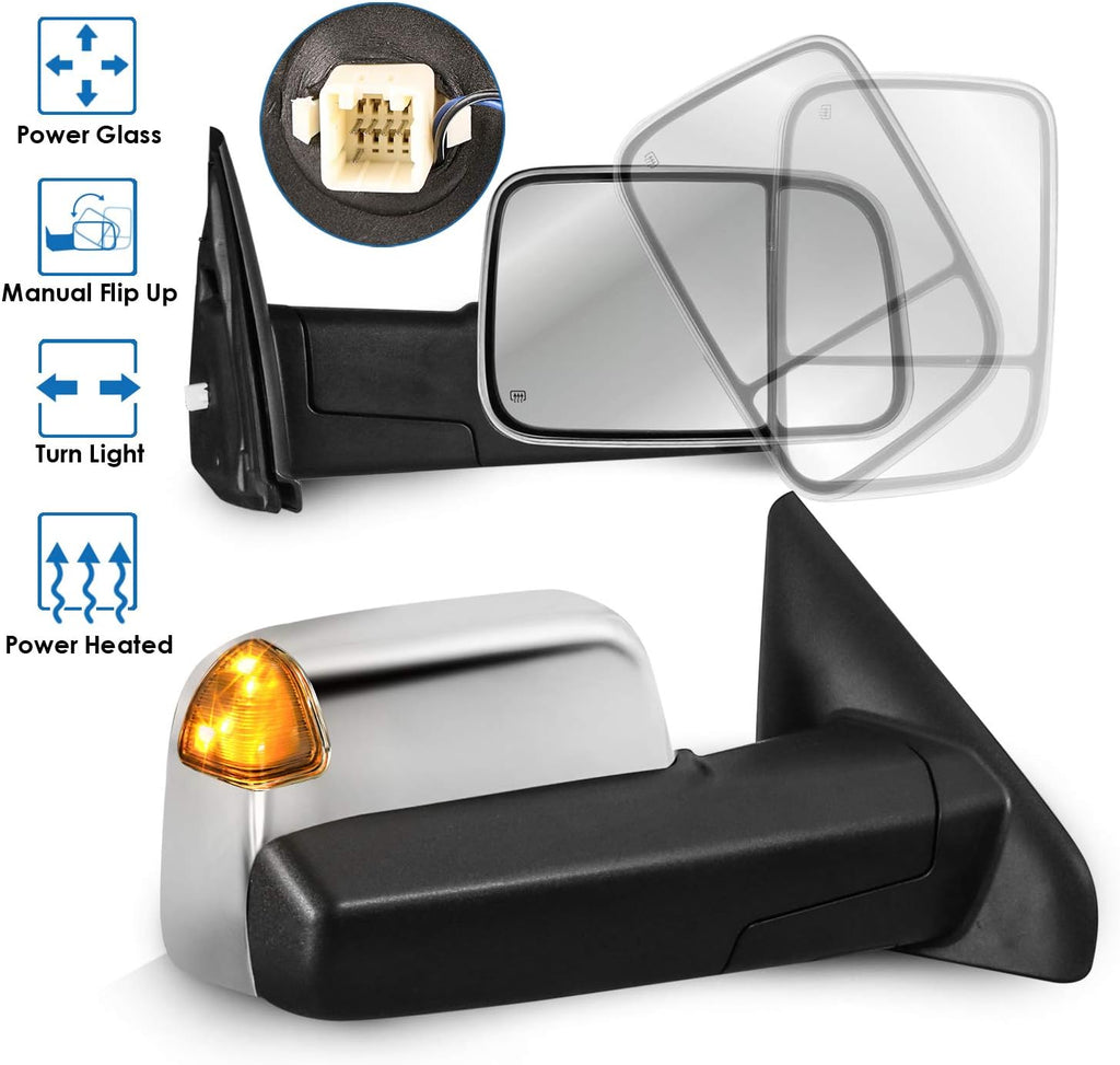 Power Heated Towing Mirrors Set of 2 K2556