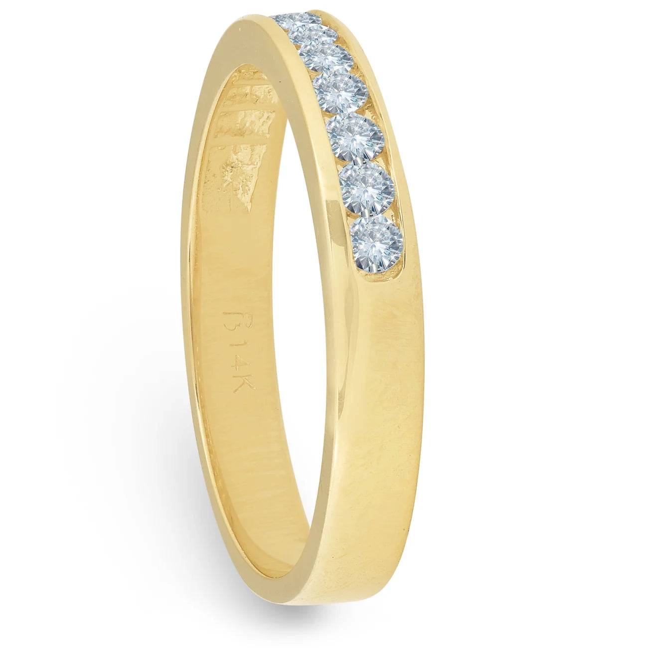 14k Yellow Gold Diamond Wedding Ring P729310