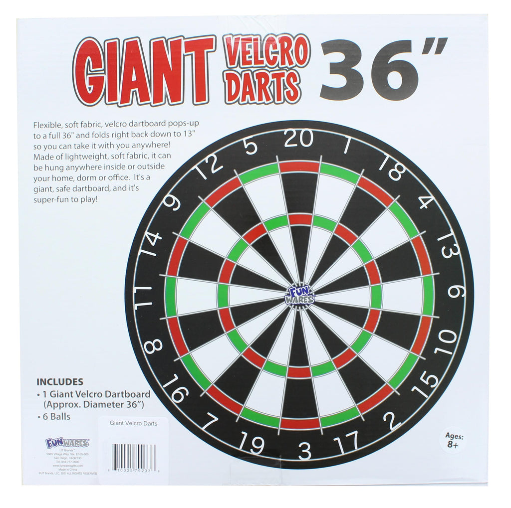 36 Inch Velcro Dartboard with 6 Balls C4148