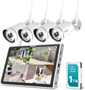 2K WiFi Security Camera System with 1TB HDD NVR K91636