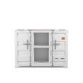 Sand White 6-Shelf Console Table A434485