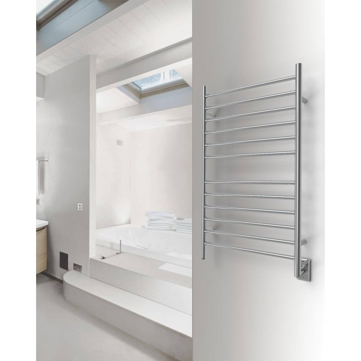 Polished Stainless Curved Towel Warmer H630313