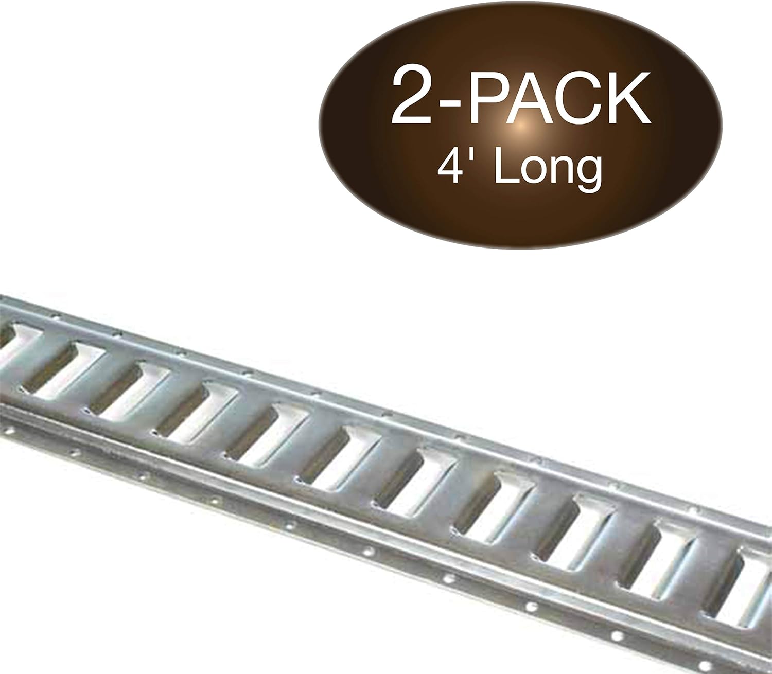 4-ft Hot-Dipped Galvanized Steel E Track Tie-Down Rail W250