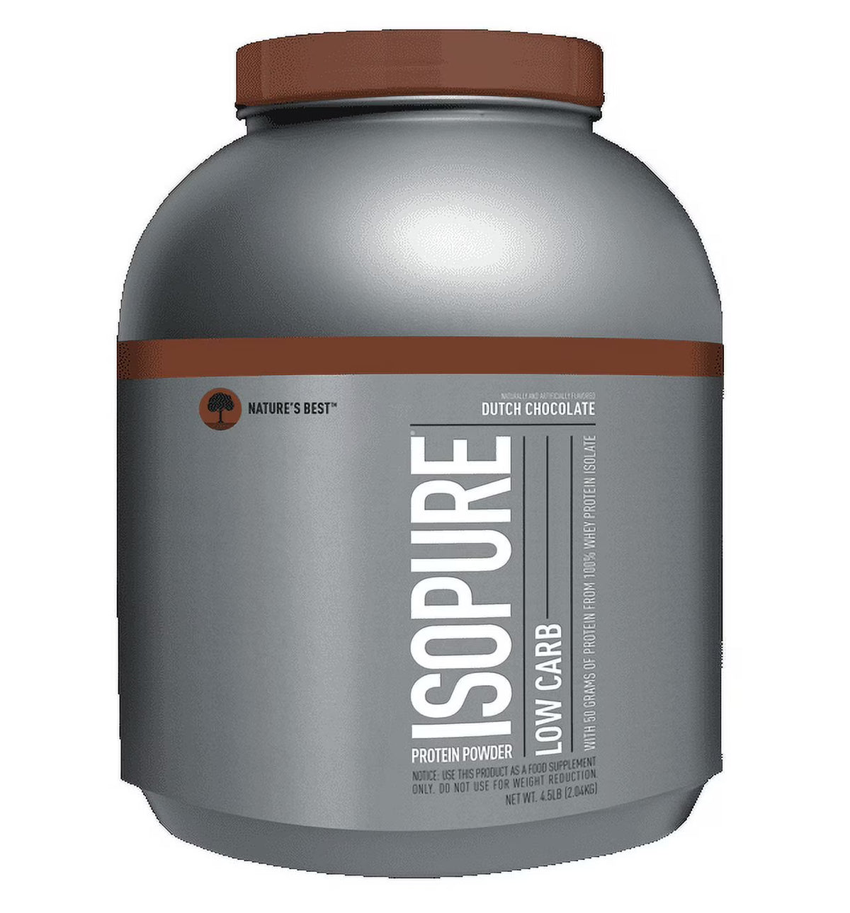 Chocolate Low Carb Protein Powder, 25g Protein, 4.5lb X70489