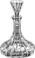 European Handmade Cut Crystal Mouthwash Decanter with Hollow Stopper X204500