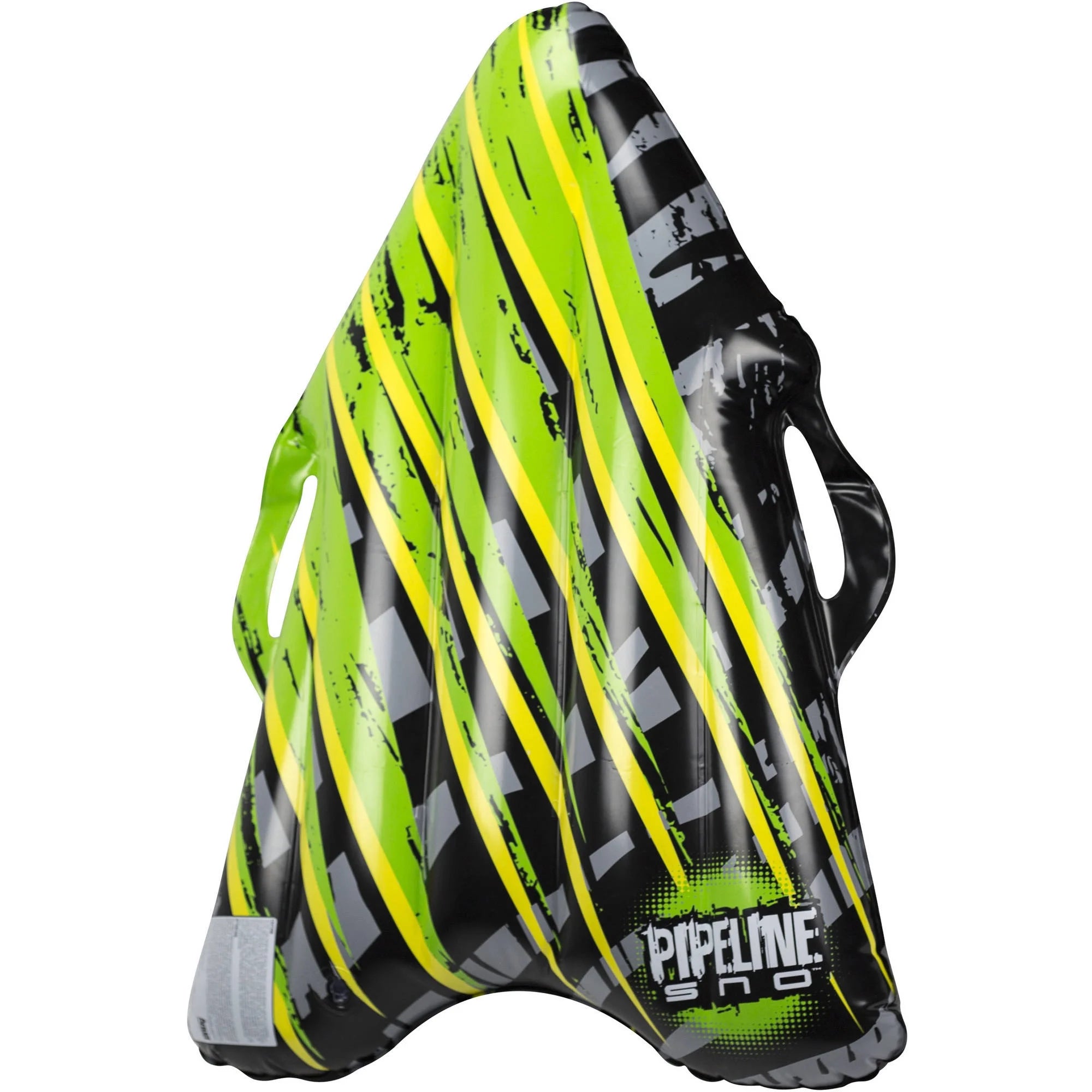 Inflatable 1 Person Snow Tube Sled with 2 Grip Handles, 36” Length R608