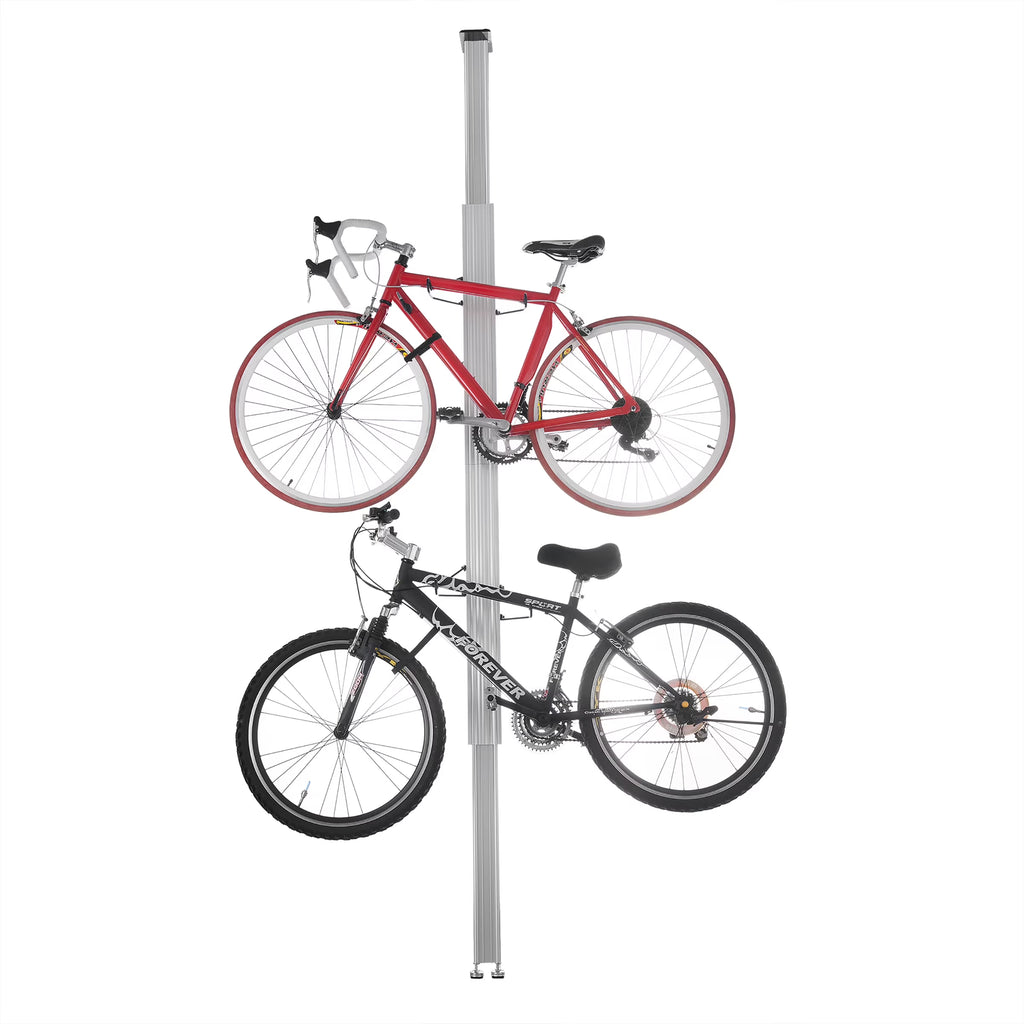 Aluminum Bike Stand Bicycle Rack Holds Two Bicycles R793098