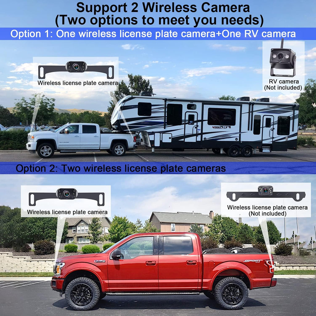 HD 1080P Wireless Backup Camera with 5 Inch Split Screen M112046