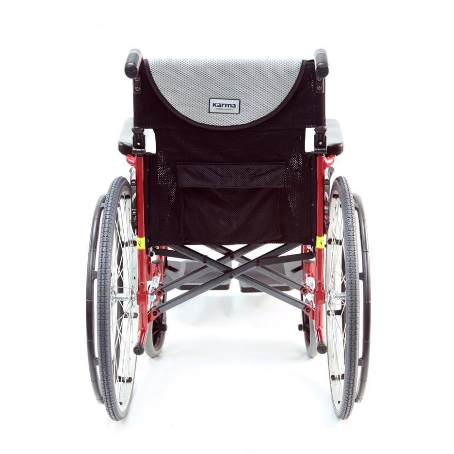 Lightweight Ergonomic Wheelchair with Silver Seat O679217