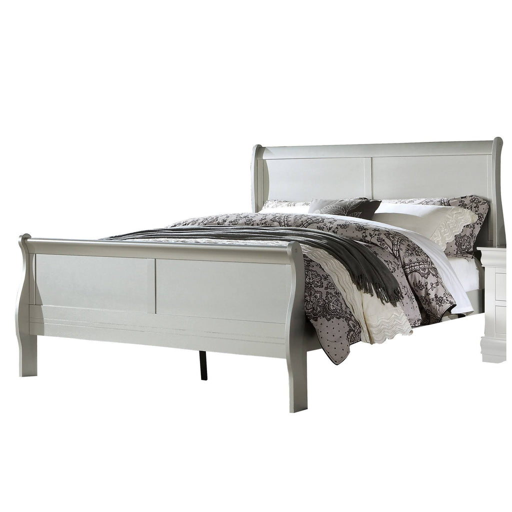 Silver Full Size Bed X38671