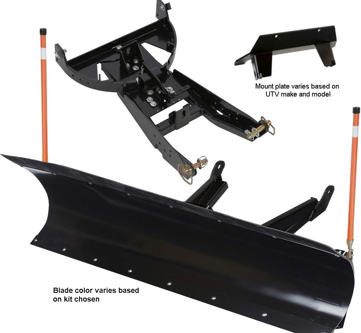 72 inch Black UTV Snow Plow Kit P2134