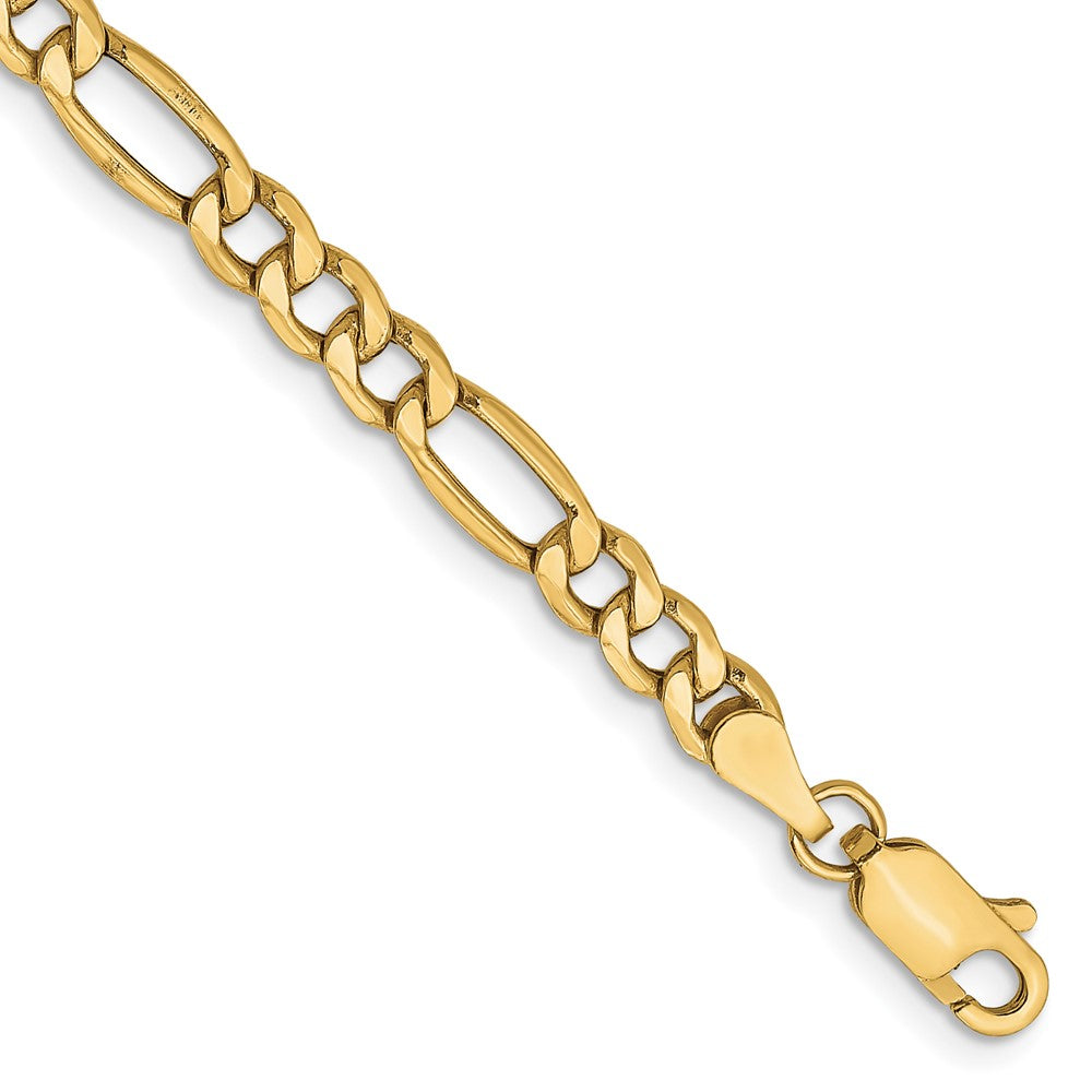 10 Karat Yellow Gold Figaro Chain Bracelet A52182