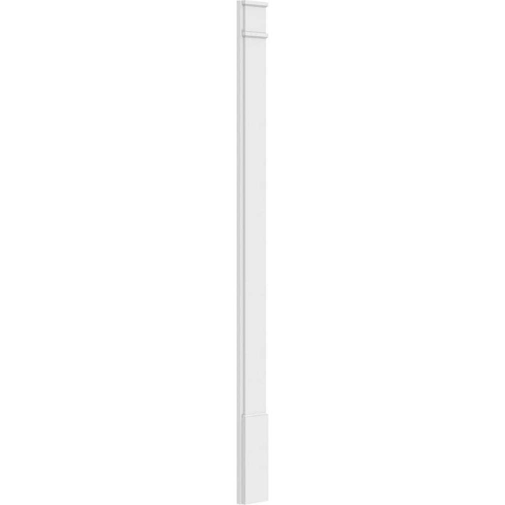 Plain PVC Pilaster with Capital and Base (Pair) R16729